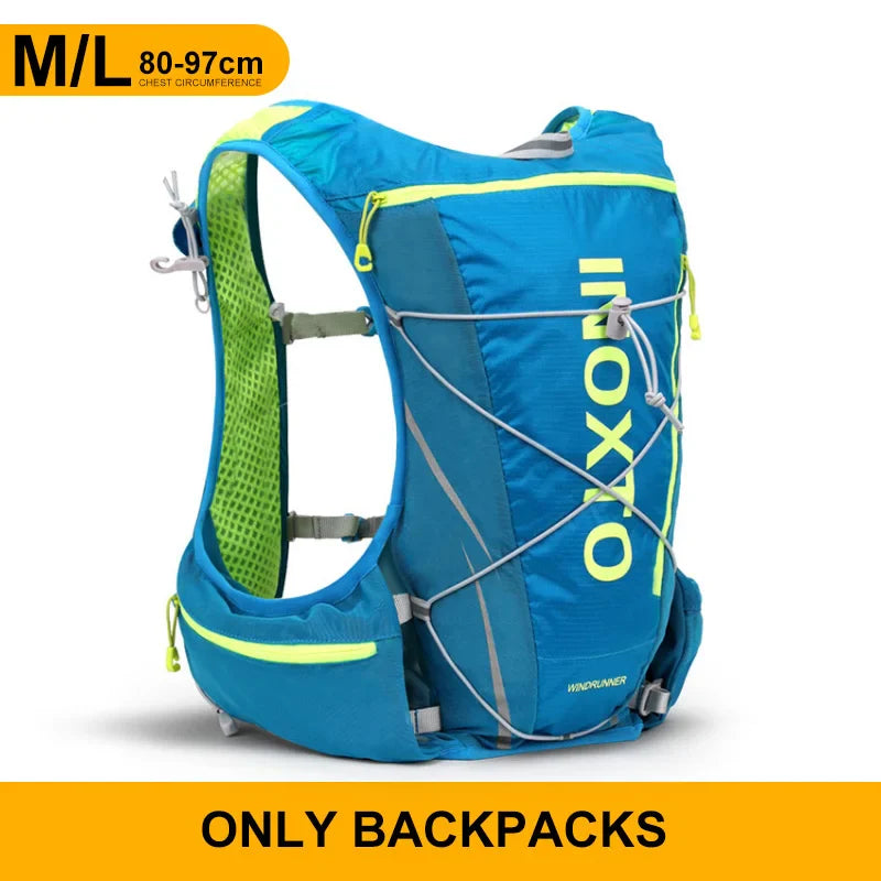 8L Running & Cycling Hydration Vest Backpack — Hiking & Marathon Water Pack with 1.5L Bladder and 500ml Bottle