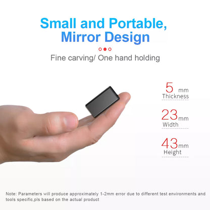 Ultra-Thin Mini Voice Recorder - 4-32GB Digital Sound Activated Dictaphone with Noise Reduction - 8GB MP3 Player Included
