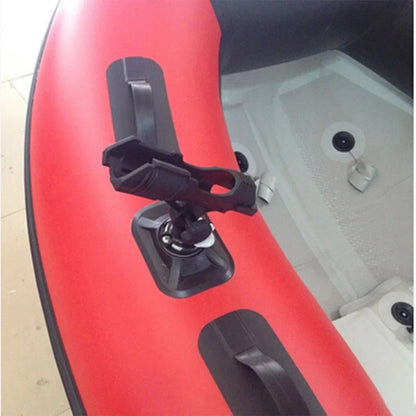 Inflatable Boat Accessory – PVC Dinghy Raft Fishing Rod Holder, Kayak SUP Board Pole Mount Angle Bracket Fixer