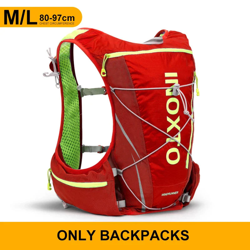 8L Running & Cycling Hydration Vest Backpack — Hiking & Marathon Water Pack with 1.5L Bladder and 500ml Bottle