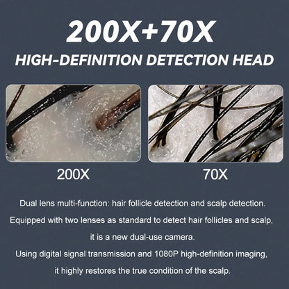 2024 New 15" 5-in-1 High Frequency Hair & Scalp Massage Device – Multifunctional Hair Spa Tool