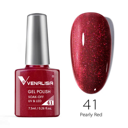 VENALISA 7.5ml HEMA-Free Nail Gel Polish – VIP4 Semi-Permanent Soak-Off UV/LED Gel Varnish, Full Coverage Nail Lacquer