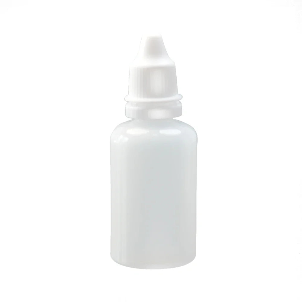 5PCS Squeezable Dropper Bottles — 5ML/10ML/15ML/20ML/30ML/50ML/100ML Refillable Plastic Bottles for Eye Liquid & Essentials