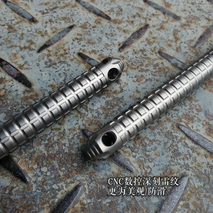 EDC Titanium Alloy Crowbar — Multifunction Outdoor Camping Hand Tool