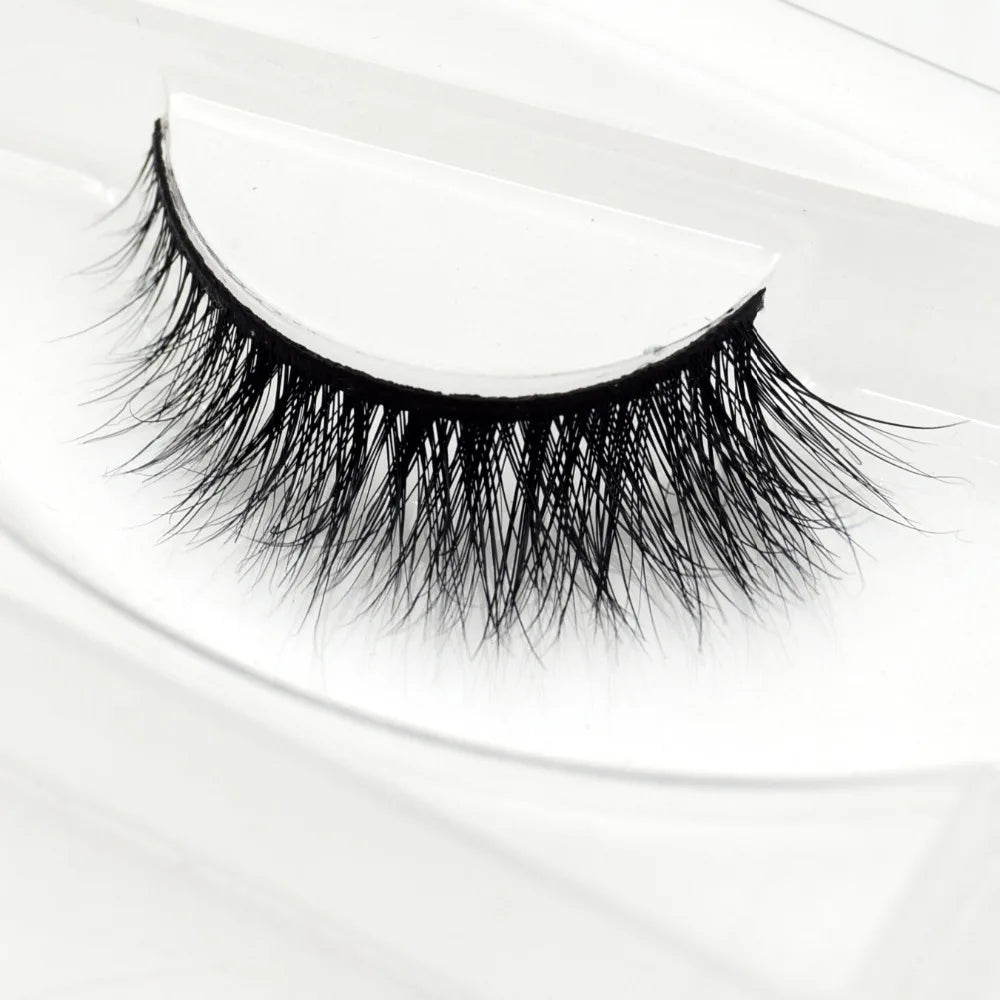 Visofree 3D Mink Eyelashes – Thick Handmade Full Strip Cruelty-Free False Lashes for Makeup M56