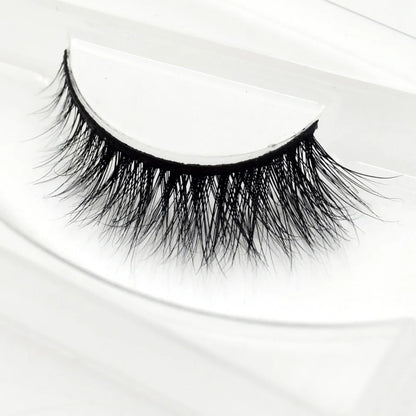Visofree 3D Mink Eyelashes – Thick Handmade Full Strip Cruelty-Free False Lashes for Makeup M56