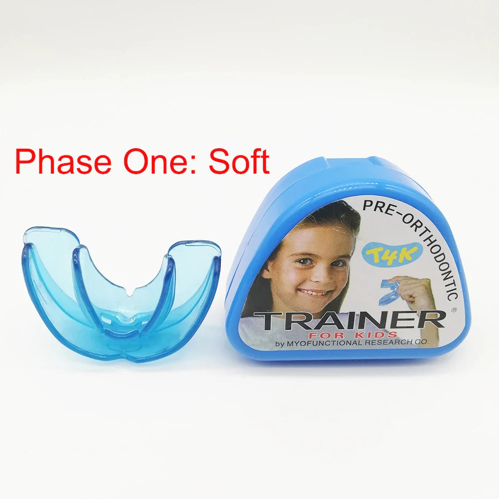 T4K Children’s Dental Tooth Trainer – Orthodontic Appliance for Kids Teeth Alignment, Soft & Hard Braces Mouthpieces