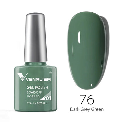 VENALISA 7.5ml HEMA-Free Nail Gel Polish – VIP4 Semi-Permanent Soak-Off UV/LED Gel Varnish, Full Coverage Nail Lacquer