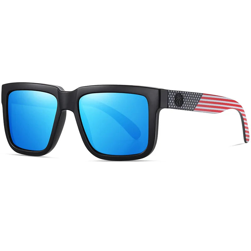 2024 New Heat Wave Luxury Polarized Sunglasses – Square Conjoined Lens, UV400 Protection for Men & Women