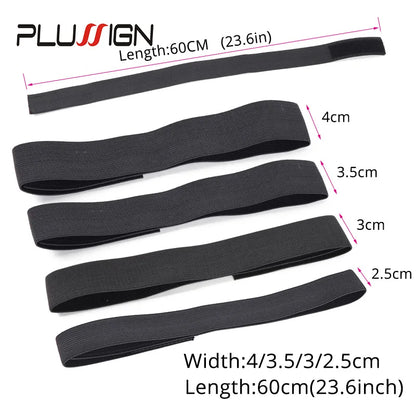 Adjustable Wig Edge Slayer Band: Magic Sticker Melt Band for Lace Wigs - 2.5-4cm Width Elastic Hair Band for Perfect Edges