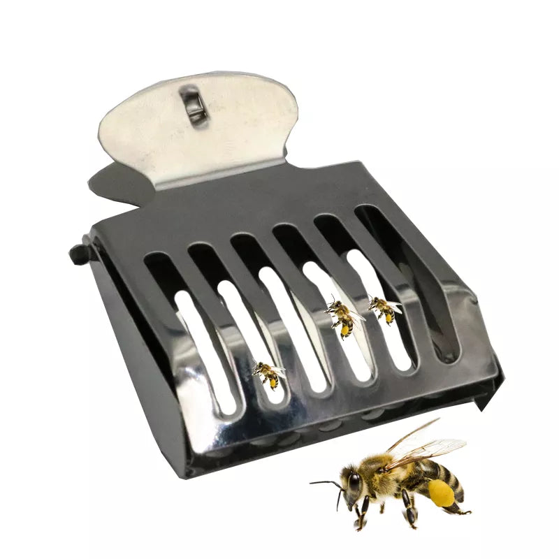 Stainless Steel Bee Queen Catcher Clip - Essential Beekeeping Equipment for Apiculture and Isolation Room