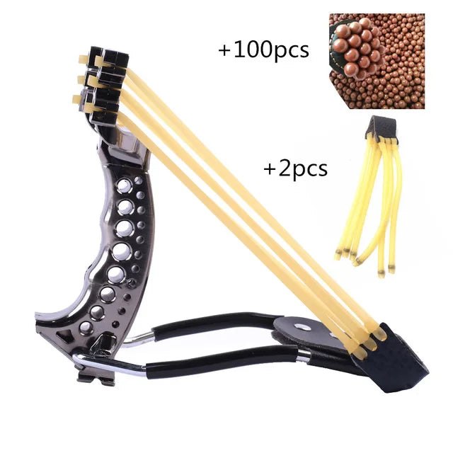 2020 Professional Hunting Slingshot with Wrist Support & Compass – Precision Outdoor Catapult for Target Shooting & Camping