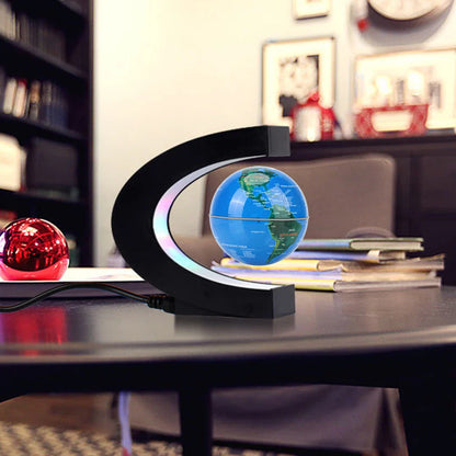 Floating Magnetic Levitation Globe – LED World Map Antigravity Lamp, Novelty Ball Light for Home Decor & Gifts