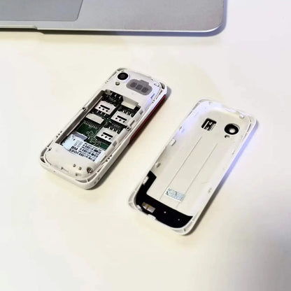 SERVO BM5310 Mini Mobile Phone — 3 SIM, 3-Standby, Auto Call Recorder, Bluetooth, Speed Dial, Magic Voice, 1.3" Display