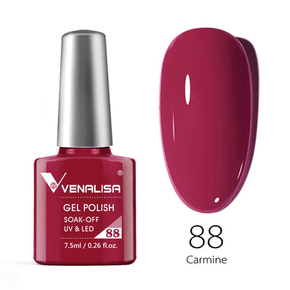 VENALISA 7.5ml HEMA-Free Nail Gel Polish – VIP4 Semi-Permanent Soak-Off UV/LED Gel Varnish, Full Coverage Nail Lacquer