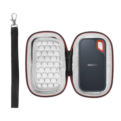 SanDisk Extreme Portable SSD Carrying Case - Hard Storage Bag for PSSD/E30/E60/E61 Models, 250GB to 2TB (Case Only)