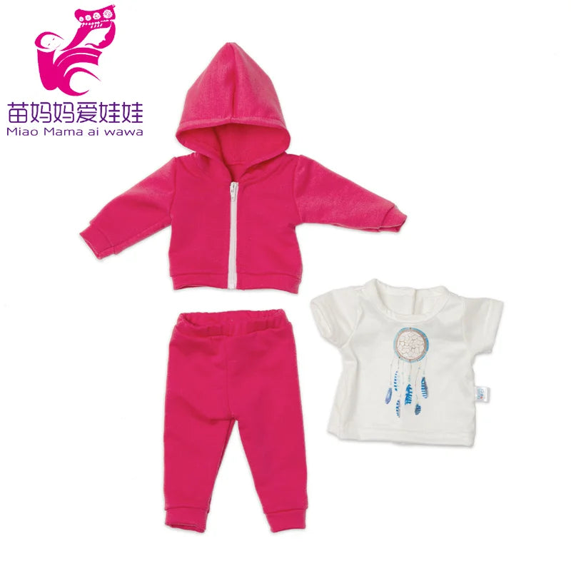 18-Inch Girl Doll Winter Coat — 43cm Baby Doll Jacket Outfit for Dressing