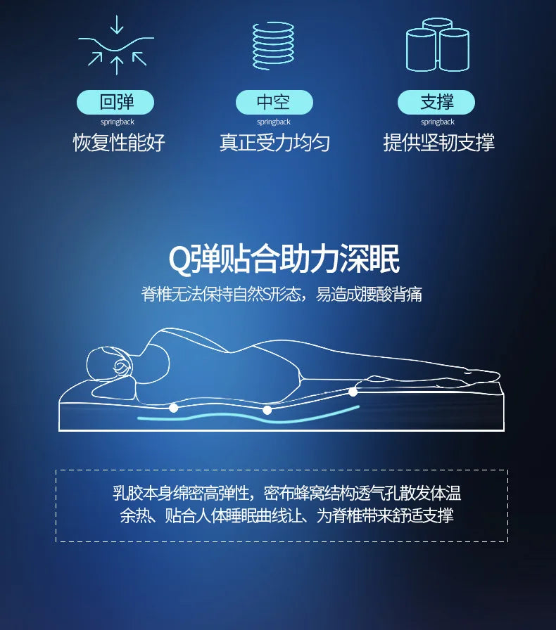 6/10cm Thai Natural Latex Floor Mattress – Foldable Tatami Mat with 95D Filling & Cotton Cover, Slow Rebound Comfort