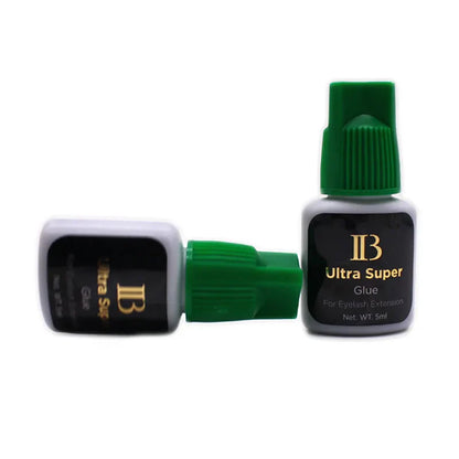 IB Ultra Super Glue for Eyelash Extensions — 5ml Korean Fast-Drying Strong Lash Adhesive, Long-Lasting