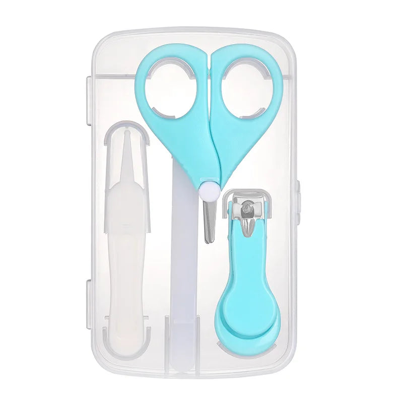 Baby Grooming & Health Care Kit – Multi-Piece Newborn Hygiene Set with Nail Cutter, Scissors & Cleaning Tools for Infant Care