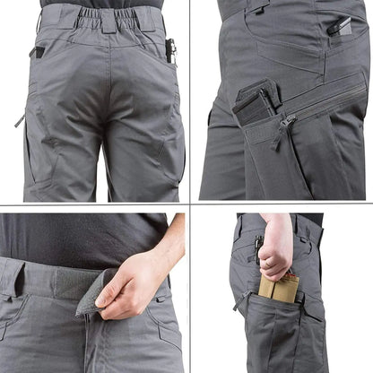 Men’s Urban Military Cargo Shorts - Waterproof Tactical Camo, Breathable Quick-Dry Pants for Outdoor Summer Casual Wear