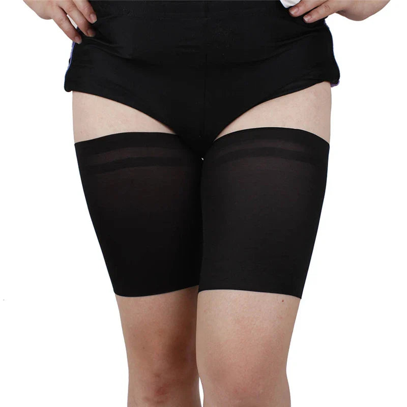 2Pcs Silicone Anti-Chafing Thigh Bands | Women's Slimmer Leg Warmers | Summer Lace Anti-Slip Thigh Leg Bands