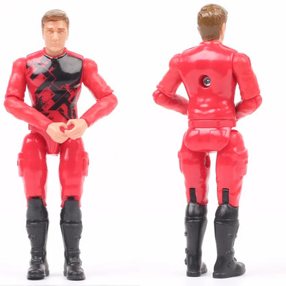 1/18 Scale 3.75" Motorcycle Racer Action Figure – Villopoto #5, Dungey #199, Pastrana Bike Model Collectible Toy