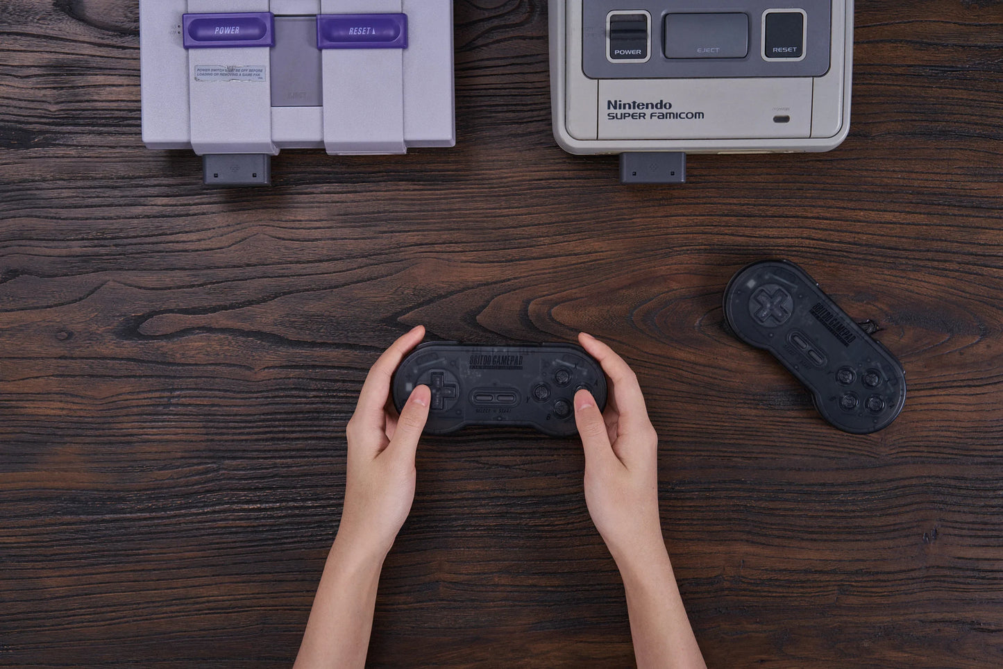 8BitDo SN30 2.4G Wireless Gamepad – Compatible with Original SNES/SFC