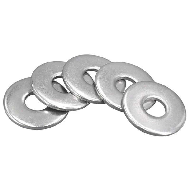 2/50pcs M2.5-M16 A2-70 304 Stainless Steel Oversized Flat Washers — Large Wide Plain Gaskets