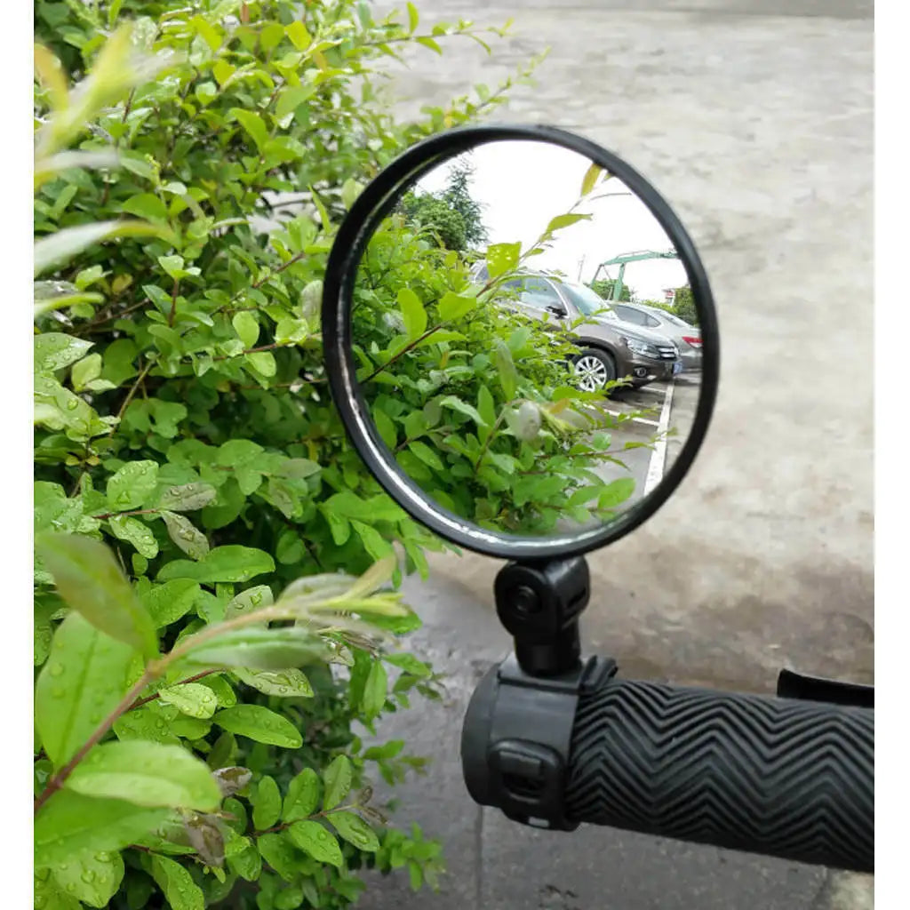 Universal Bicycle & Motorcycle Rearview Mirror | 360° Rotatable Adjustable Handlebar Mirror
