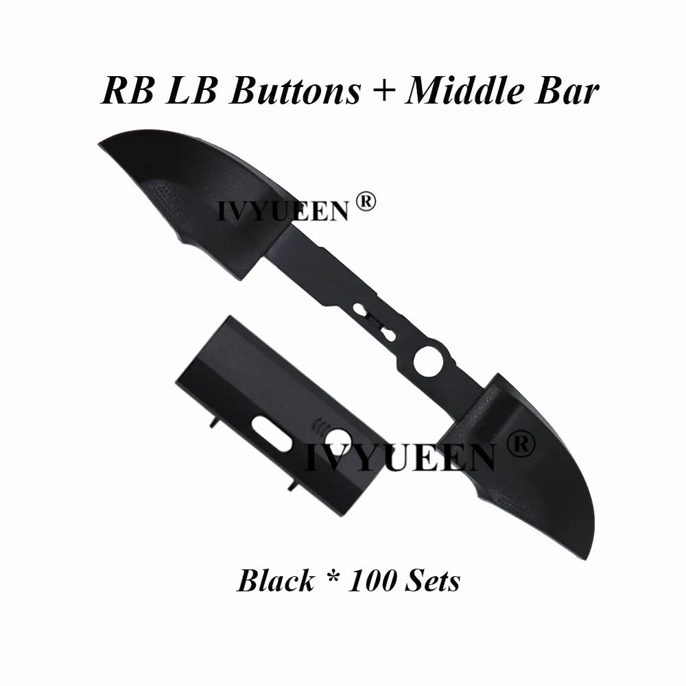 IVYUEEN 100PCS RB/LB Bumper Trigger Buttons – Middle Bar Holder for Xbox Series X|S Controller Repair Parts