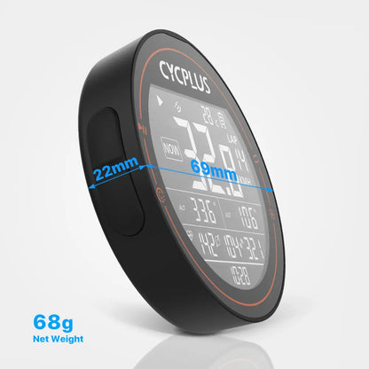 CYCPLUS M2 Wireless Bicycle Computer – ANT+ & Bluetooth GPS Speedometer, Waterproof Bike Cyclocomputer Accessories