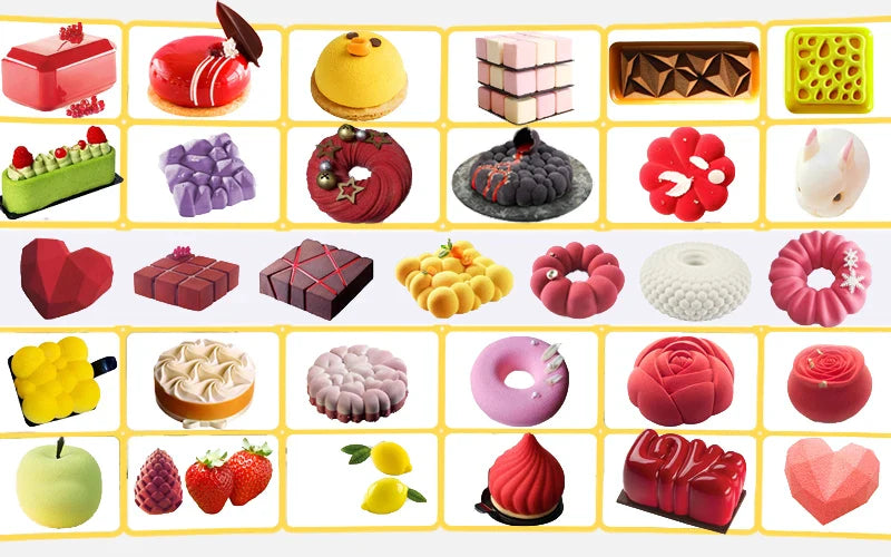 35-Cell Silicone Candy & Chocolate Mold — Jelly, Cake, Ice Cube & Dessert Baking Tool