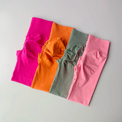 High Waist Women’s Yoga Leggings – Seamless Push-Up Fitness, Running & Gym Pants with Hip Lift and High Elasticity