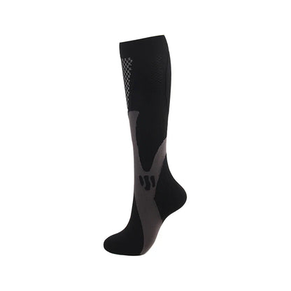 Men's Compression Sports Socks - Running, Cycling, Nursing, Varicose Veins Support, Outdoor Hiking Socks