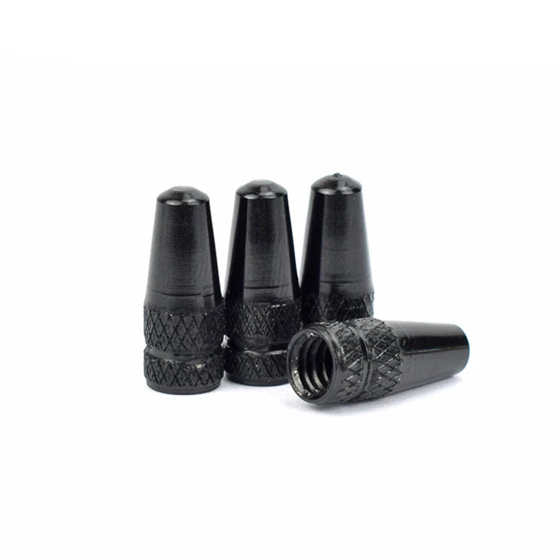 4/8PCS Aluminum Alloy Bicycle Tire Valve Caps – Dustproof Presta Valve Protectors for MTB & Road Bikes