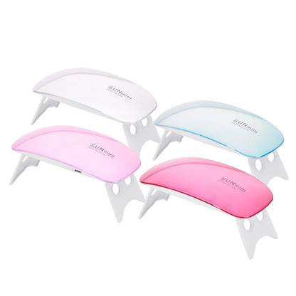 Portable 6W UV LED Nail Dryer – Manicure Lamp for Gel Nail Polish & Nail Art, Home Use