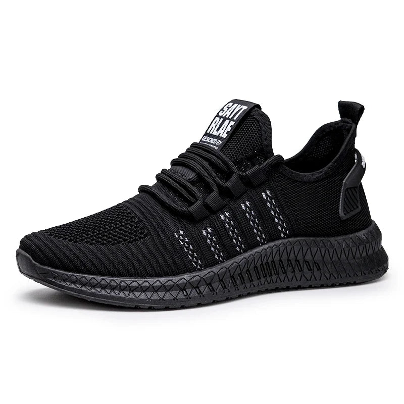 Men’s Lightweight Fashion Sneakers - Breathable Lace-Up Casual Walking Shoes