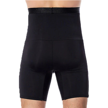 Men's Slimming Waist Trainer - High Waist Compression Body Shaper Underwear for Abdomen and Belly Control Shorts