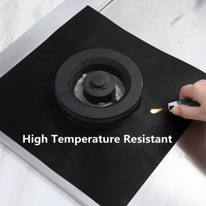 Gas Stove Protector Mats – 1/4/6/8PCS Cooker Liner for Kitchen Stovetop Cleaning