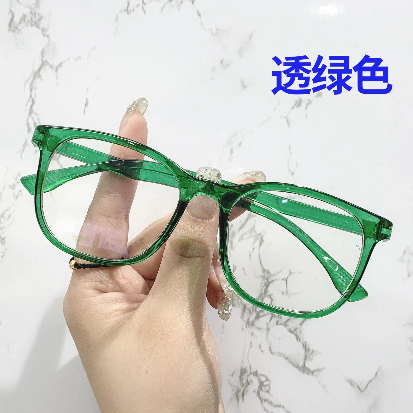Transparent Blue Light Blocking Glasses – Square & Round Computer Eyewear for Men & Women