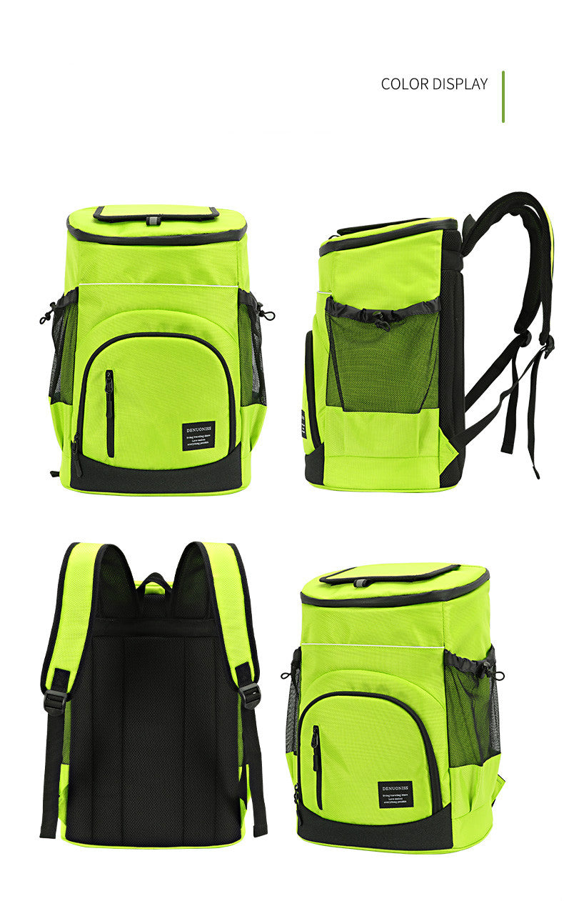 DENUONISS 33L Cooler Bag – Soft Insulated Backpack for 36 Cans, Leak-Proof Food & Beer Storage for Travel & Beach