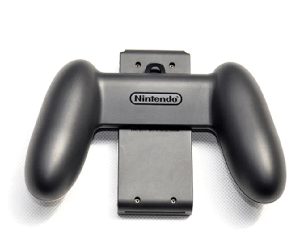 Original Non-Charging Grip for Nintendo Switch JoyCon: Enhance Gaming Comfort with Black Handle Holder - Brand New!