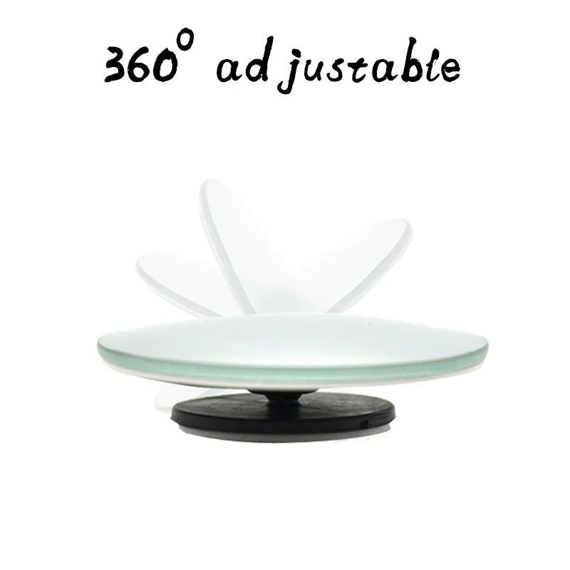 2PC 360° HD Frameless Blind Spot Mirrors – Ultrathin Wide-Angle Convex Rear View Car Accessories