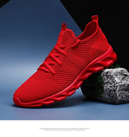 Men's Light Running Shoes – Comfortable, Breathable, Anti-Skid & Wear-Resistant Sneakers for Jogging & Sports
