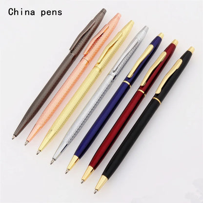 Luxury Model 003 Gold Ballpoint Pen – Premium Color Fine Point Writing Pen for Business, Office & School Stationery
