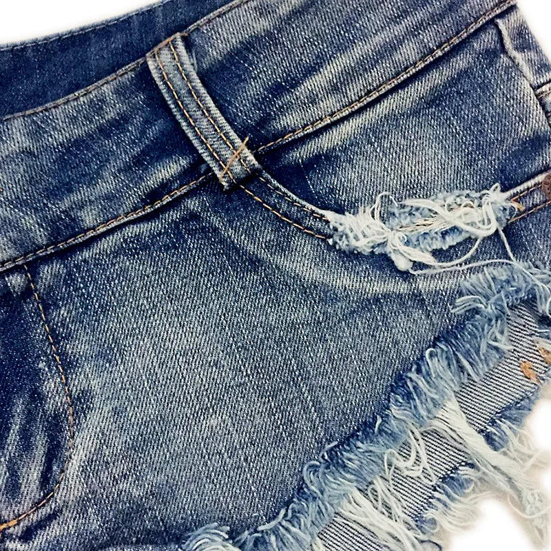 Fashion Summer Women’s Mini Denim Shorts – Sexy Skinny Booty Shorts for Club & Party Wear