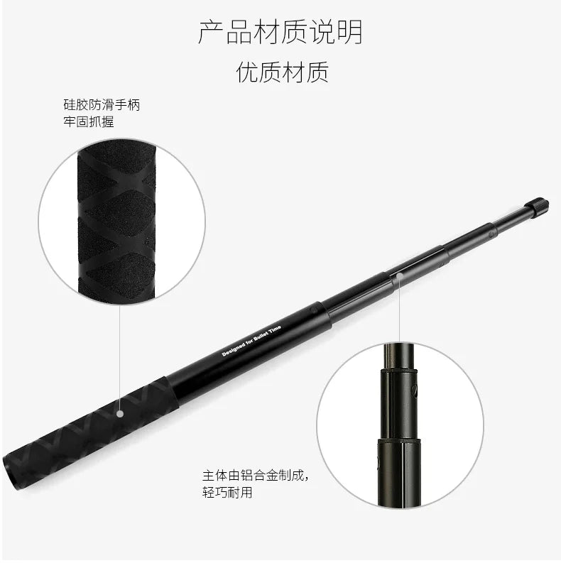 Carbon Fiber Invisible Selfie Stick 1.2m/3m – Bullet Time Rotating Tripod Handle for GoPro & Insta360 X4/X3/X2