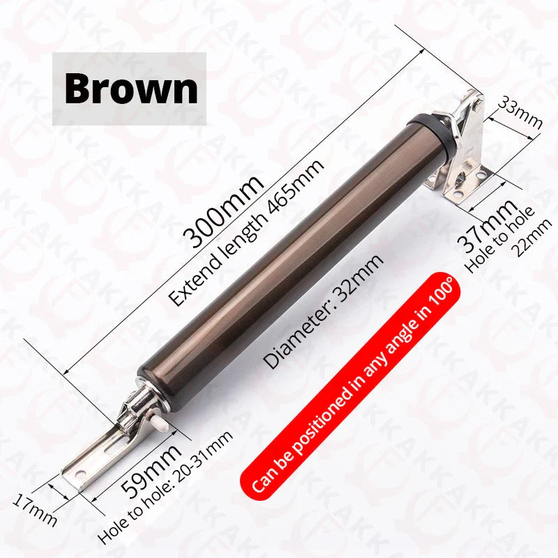 KAK Soft Closing Automatic Door Closer – 35KG Pneumatic Adjustable Speed Door Stop & Protective Holder Hardware