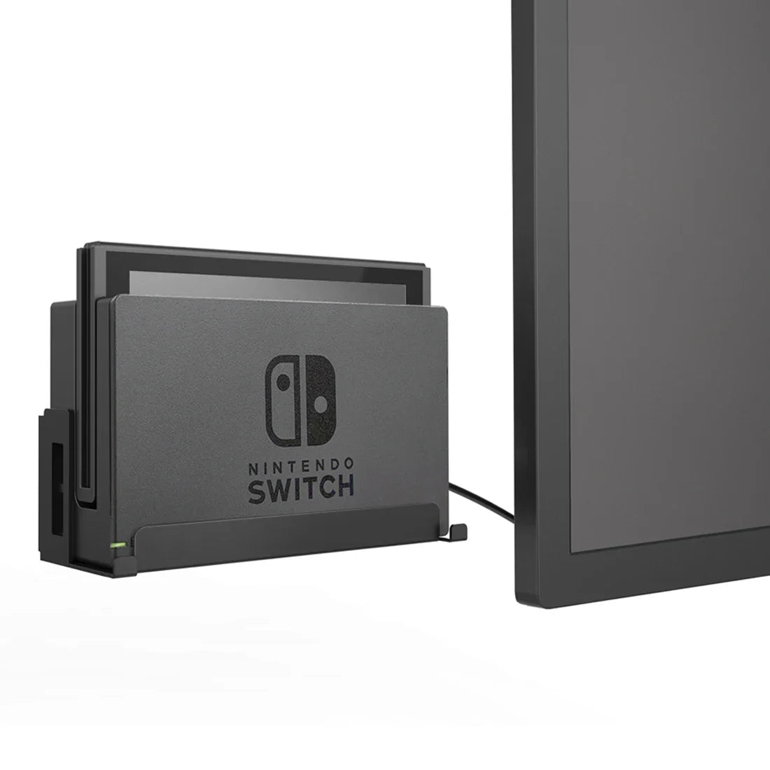 Monzlteck Wall Mount for Nintendo Switch – Original & OLED Dock Holder, Metal Gaming Accessory for TV Setup
